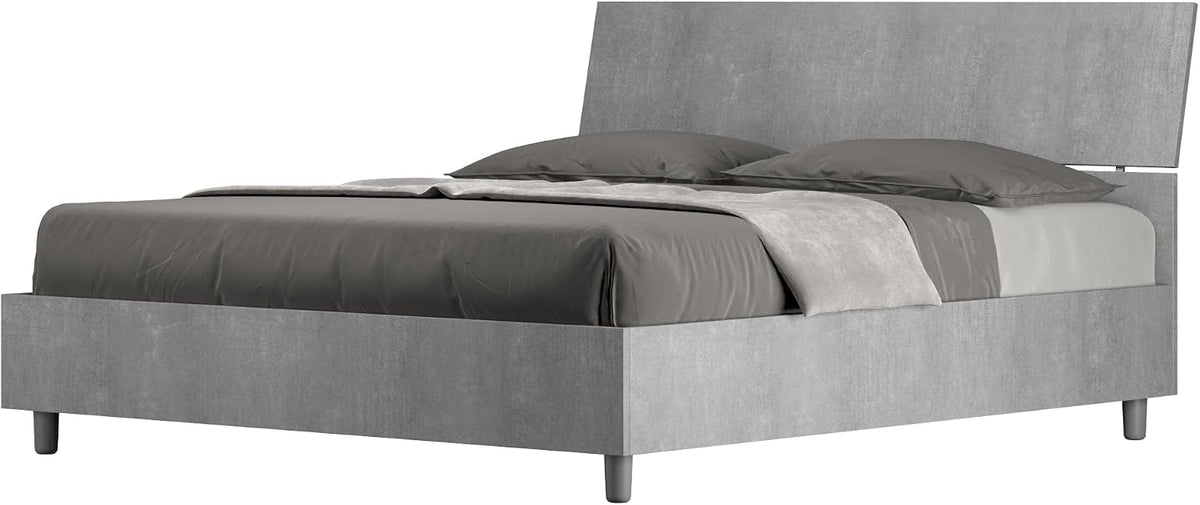 Letto Bonussi, matrimoniale, 160 × 190 cm, legno, per camera da letto