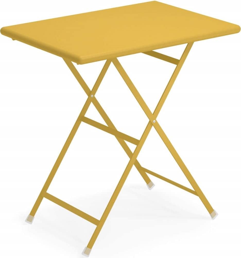 Tavolo pieghevole EMU Art. 334, 50 × 70 cm, acciaio, Giallo