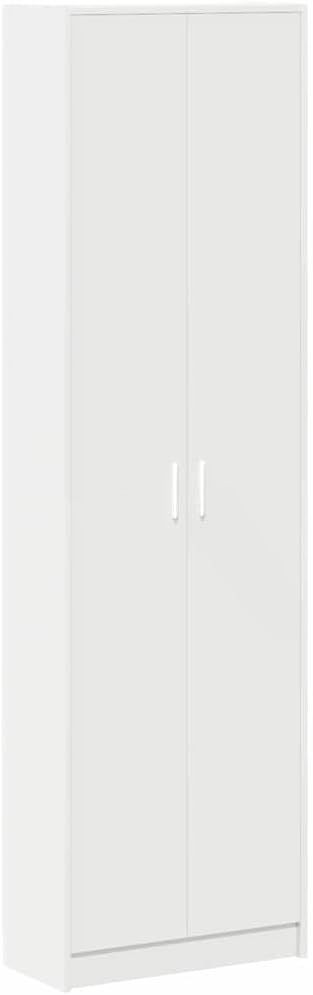 Armadio guardaroba Genérico, 55 × 25 × 189 cm, legno, Bianco, per camera da letto, 33.8kg, 3334008