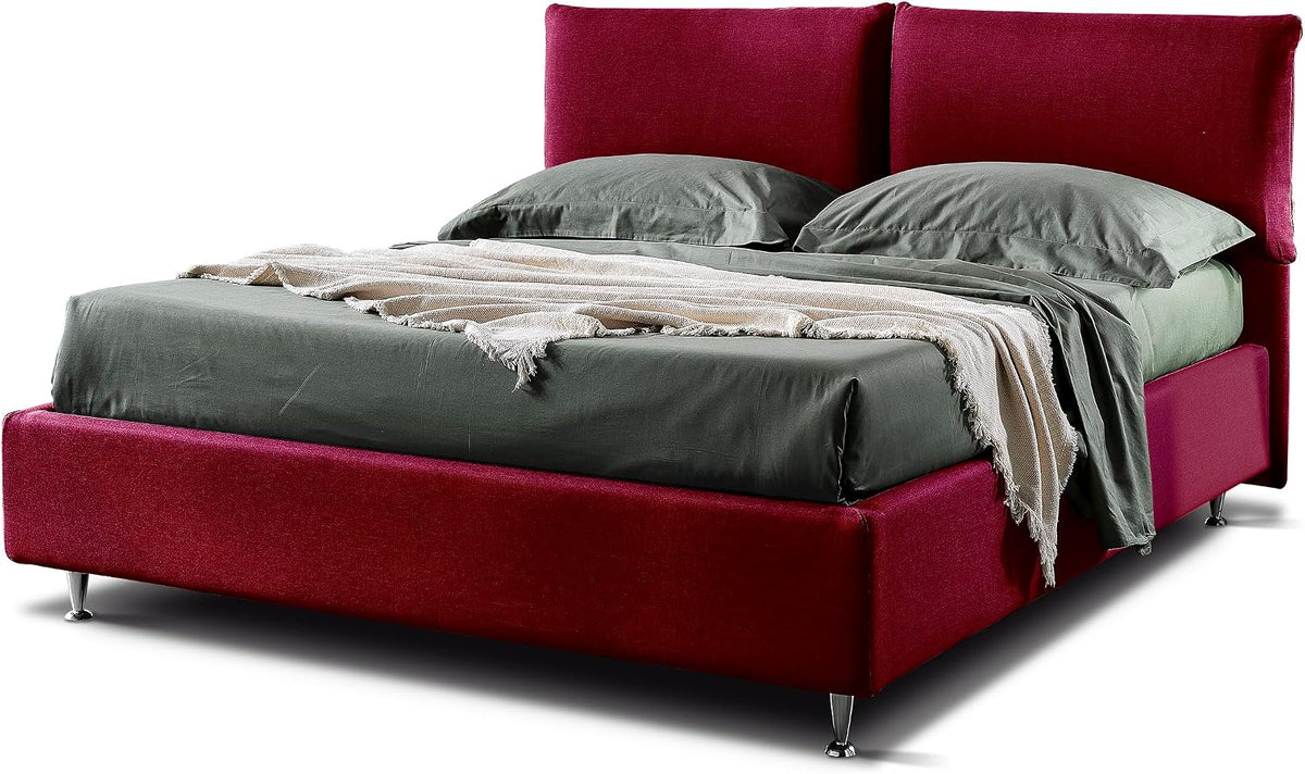 Letto contenitore LettiPer, matrimoniale, 160 × 190 cm, 160 × 200 cm, misura 160 × 190, tessuto, con contenitore, con rete a doghe, sfoderabile