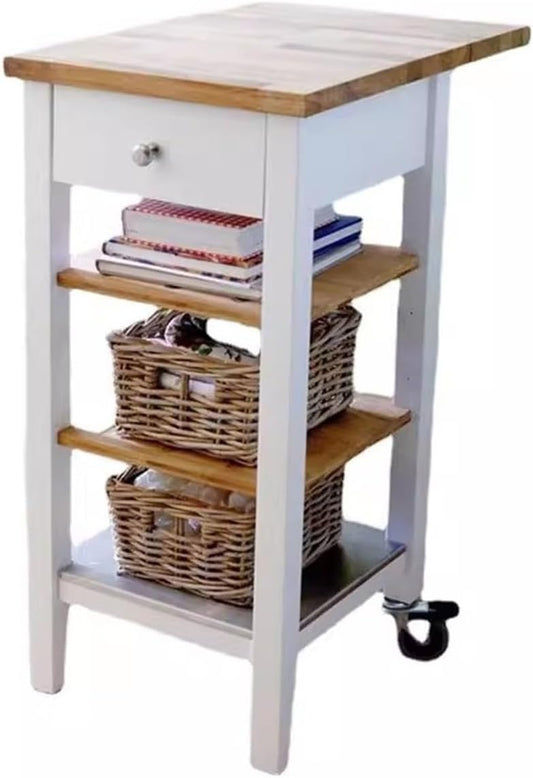 Carrello da cucina Kx9Lb8d, legno, per sala da pranzo e cucina