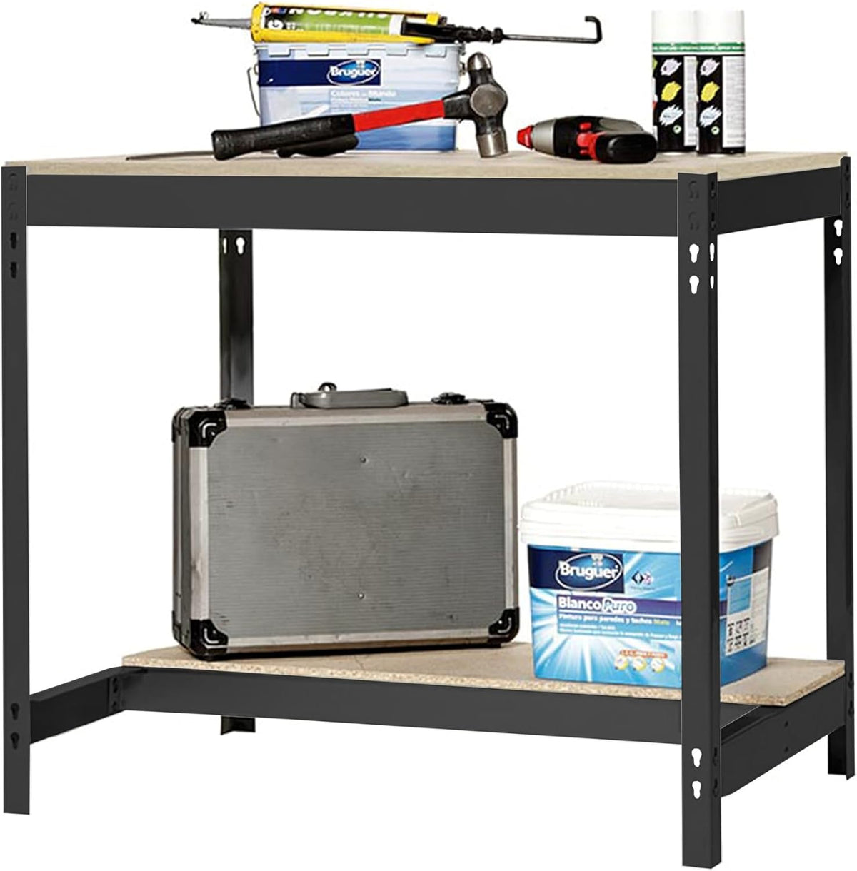 Banco da lavoro Simon Rack BT0, 842 × 910 × 610 mm, Banco da lavoro officina 910x610 mm
