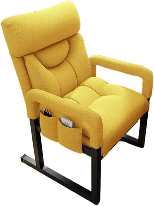 Poltrona relax, Giallo, per soggiorno, comfort in soggiorno