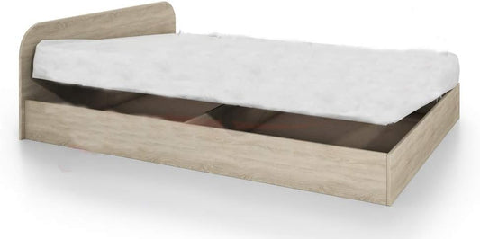 Letto contenitore ARREDO DA CASA LI2011, una piazza e mezza, Rovere, con contenitore, per camera da letto