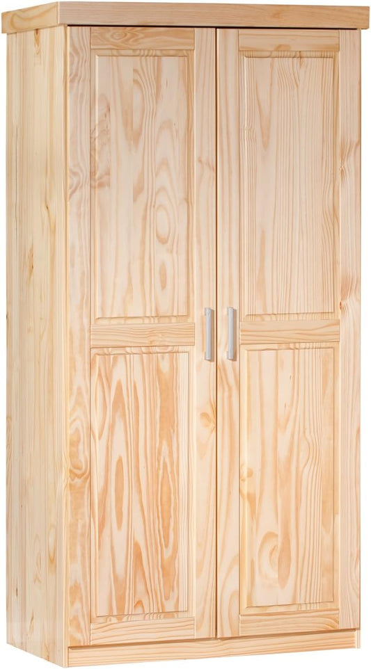 Armadio Inter Link, legno massello, Naturale