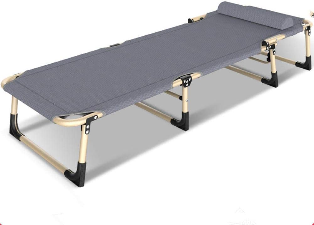 Lettino prendisole FJGQXL, 193 × 68 × 30 cm, acciaio, Nero, reclinabile, pieghevole, per giardino e terrazzo