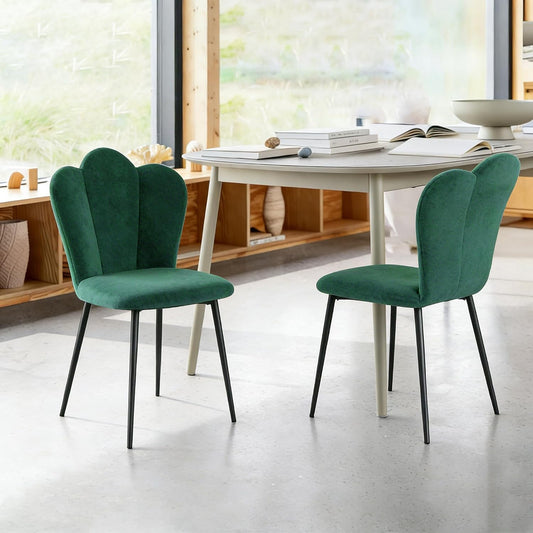 Sedia Chleby, 2 sedie, metallo, velluto, con cuscino, imbottita