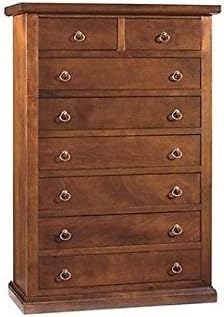 Cassettiera EsteaMobili, 2 cassetti, legno, Noce