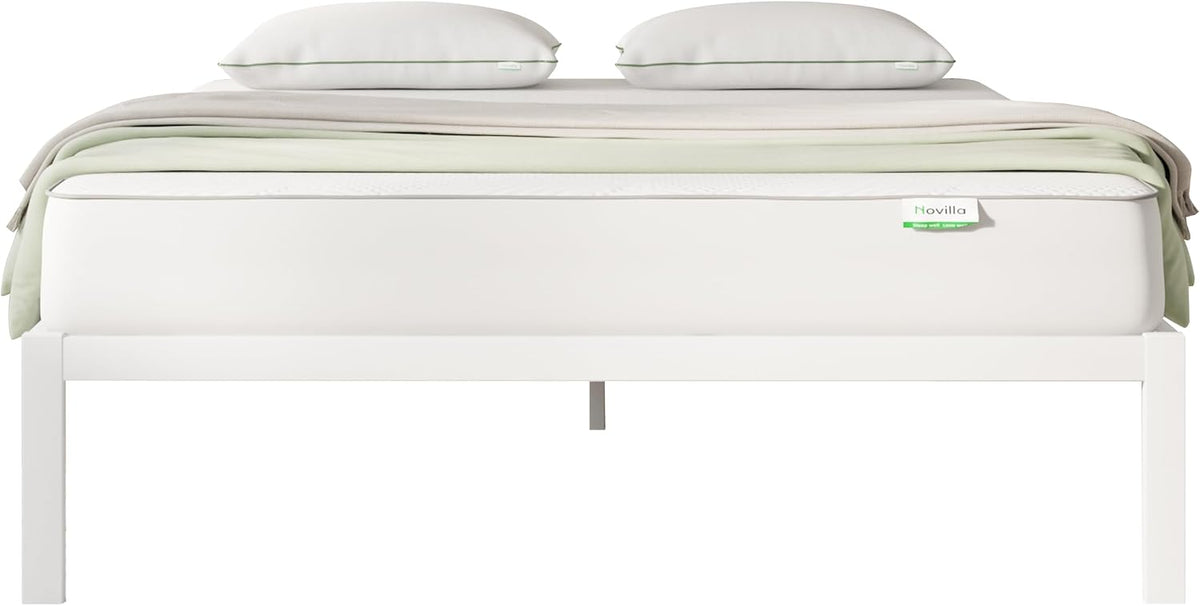Rete a doghe Novilla, legno, Bianco, con rete a doghe, per camera da letto, per Tutti Tipi di Letti e Materassi