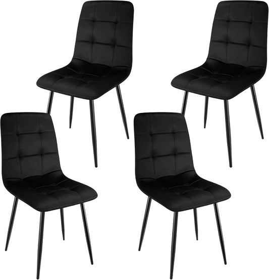 Sedia WAFTING, 4 sedie, legno, metallo, regolabile