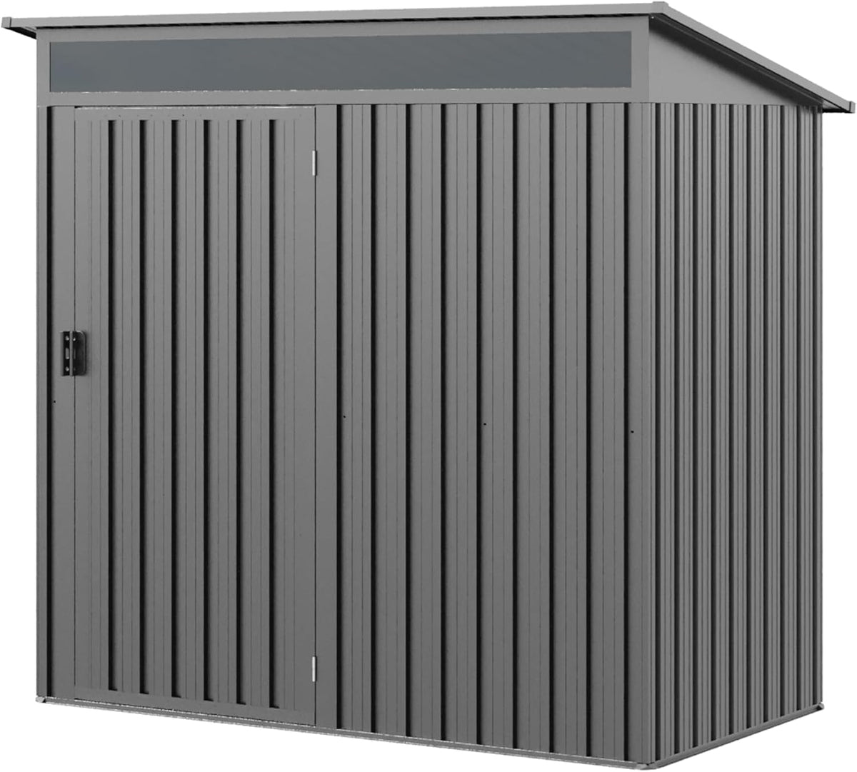 Armadio porta attrezzi GFP, 180 × 100 × 200 cm, metallo, Grigio, per giardino e terrazzo