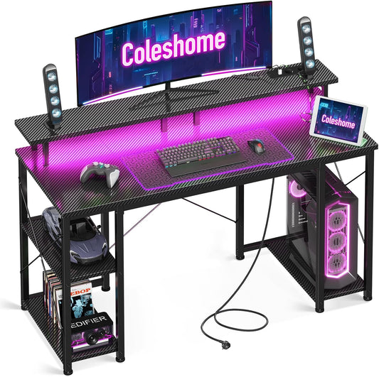 Scrivania Coleshome, 120 × 50cm, con porta USB, per ufficio