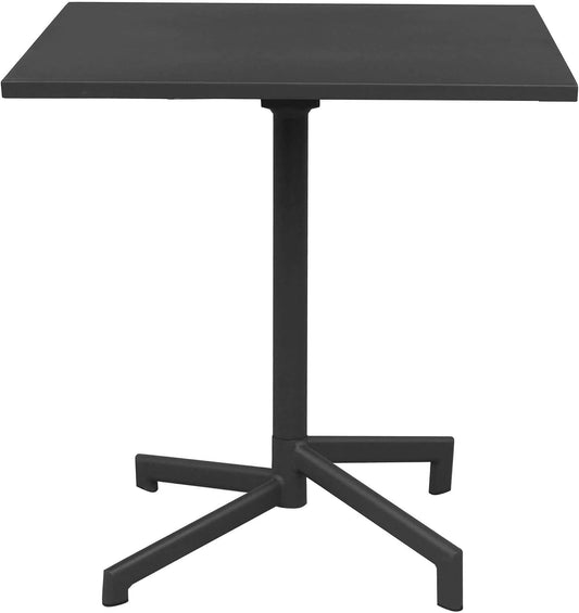 Tavolo da bar milani home, 70 × 70 × 73 cm, metallo, Antracite, per giardino e terrazzo