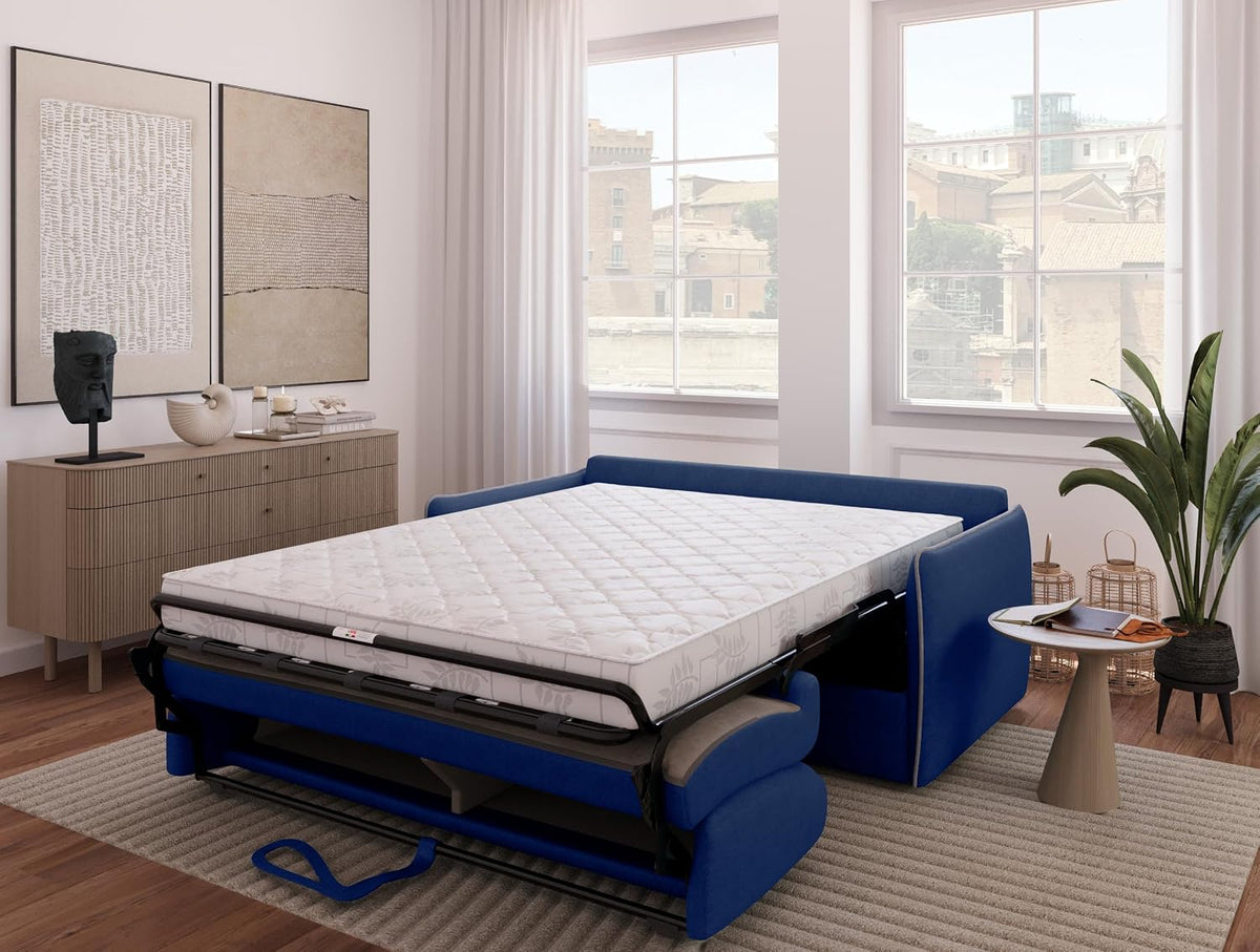 Divano letto Mondo Sofa Group, 3 posti, 140 × 190 cm, legno, metallo, con funzione letto, con braccioli, sfoderabile, per soggiorno