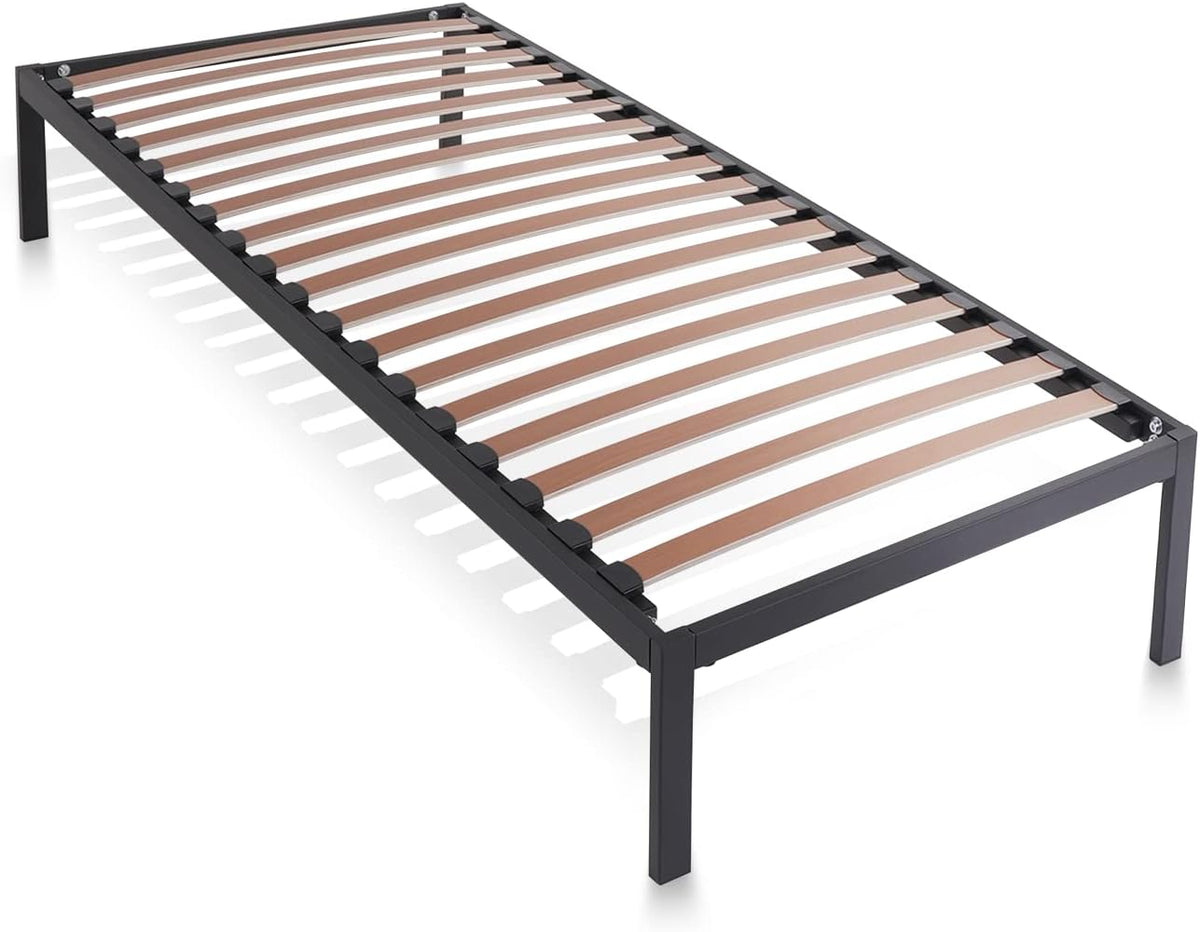 Struttura letto OnNuvo, singolo, misura 80 × 190, legno, acciaio, con rete a doghe, per camera da letto