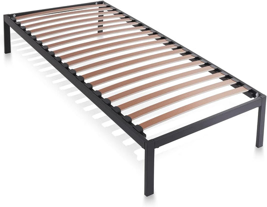 Struttura letto OnNuvo, singolo, misura 80 × 190, legno, acciaio, con rete a doghe, per camera da letto