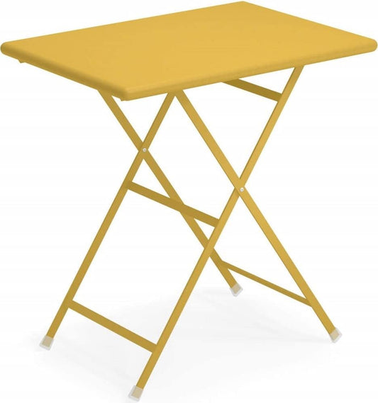 Tavolo pieghevole EMU Art. 334, 50 × 70 cm, acciaio, Giallo