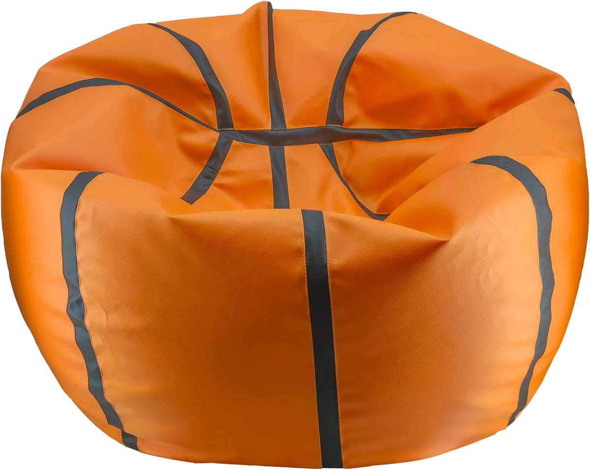 Pouf a sacco Bepouf, similpelle, per soggiorno, Dimensione XL 100x55
